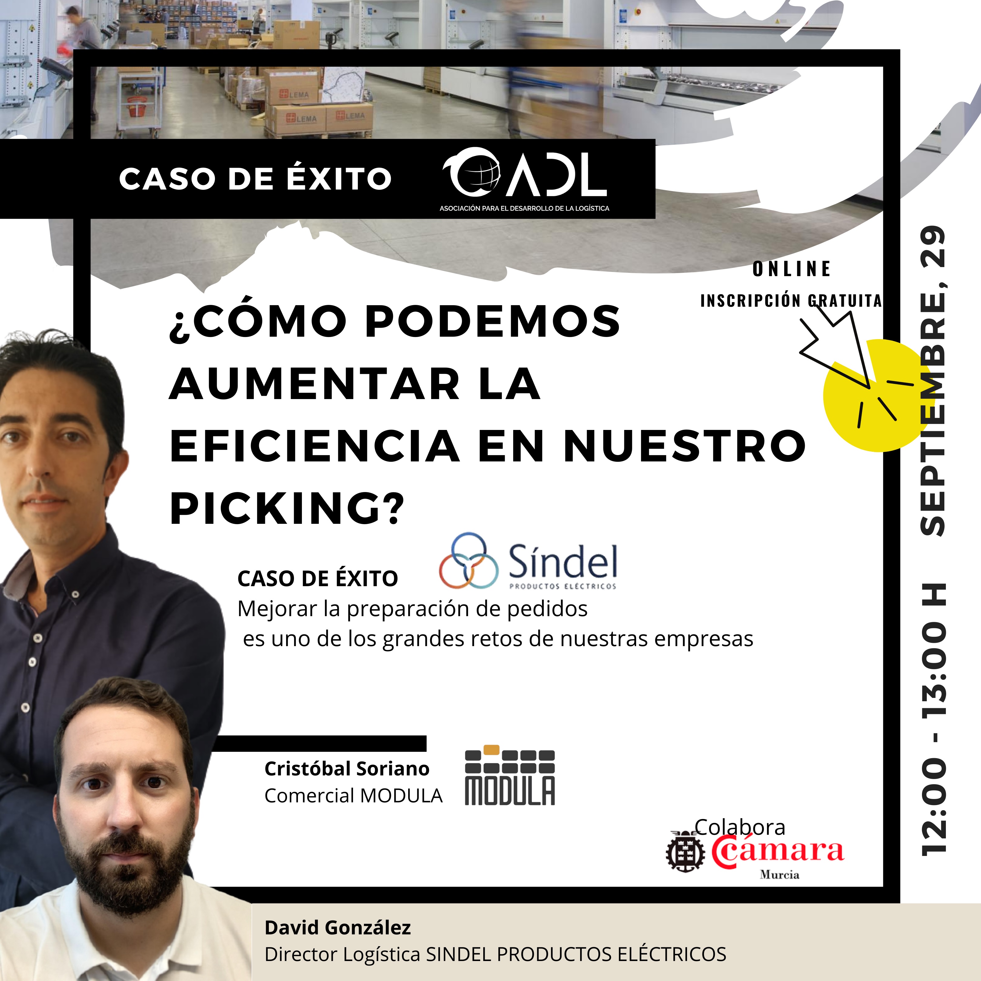 Seminario Picking caso de éxito SINDEL - Cámara Comercio Murcia
