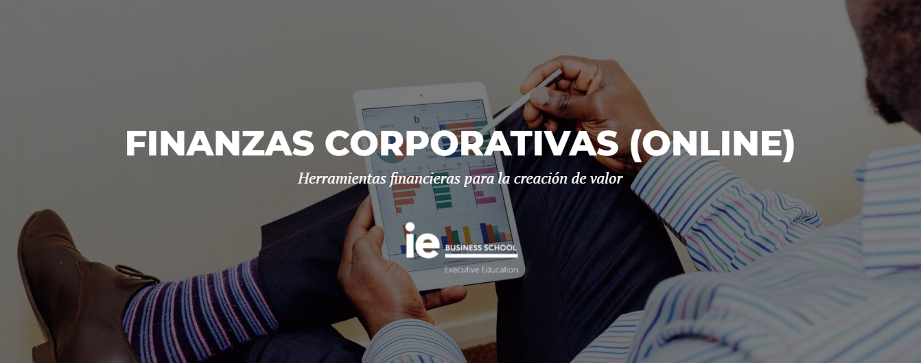 Programa Ejecutivo Finanzas Corporativa IE - Banner de IE