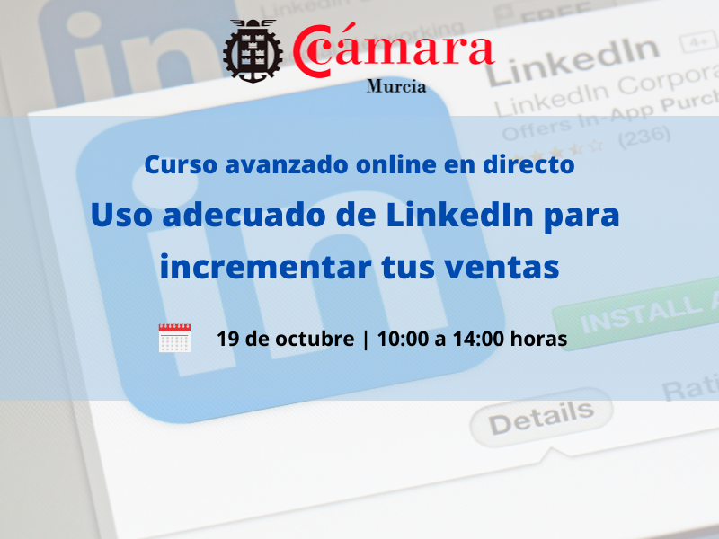 Curso avanzado Linkedin Cámara de Comercio de Murcia