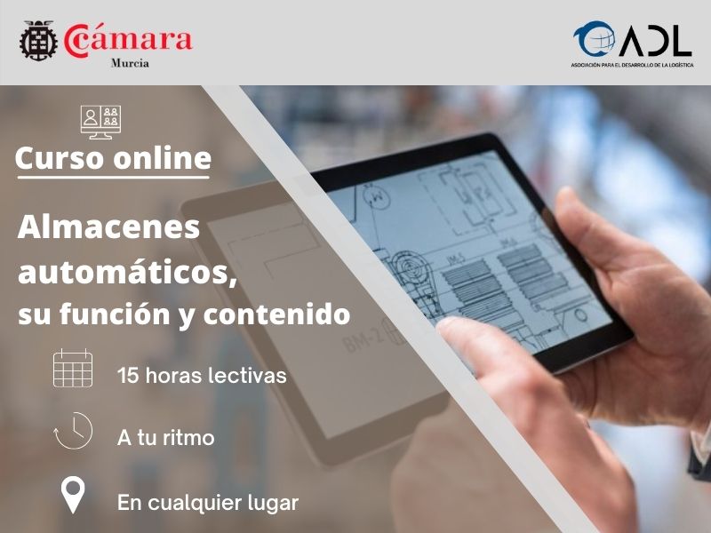 Curso online ADL | Almacenes automáticos | Cámara de Comercio de Murcia