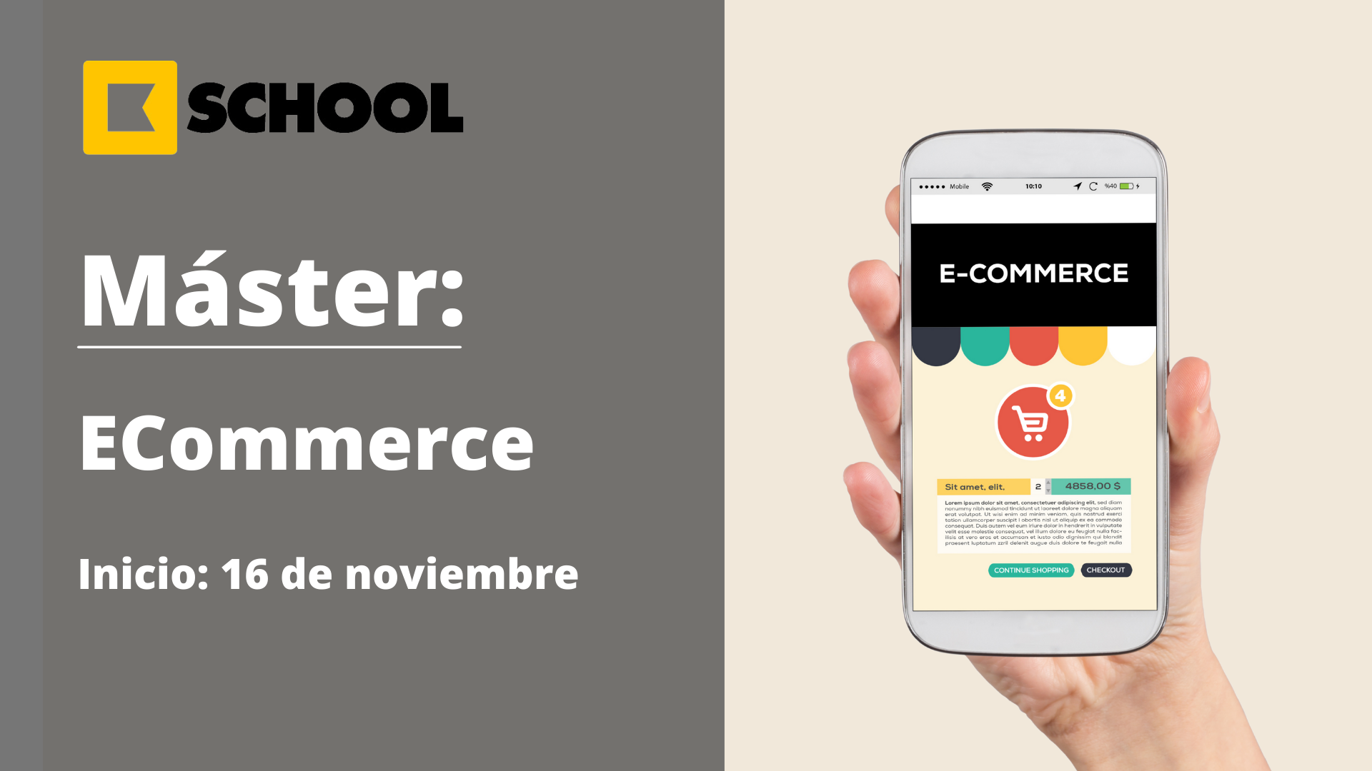 Máster | Ecommerce | Cámara de Comercio de Murcia