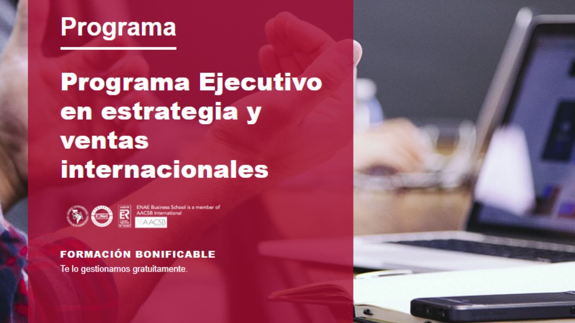 Programa Ejecutivo | Estrategia y ventas Internacionales | Cámara de Comercio de Murcia