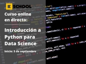 Curso online en directo | Introducción a Python para Data Science | Kschool