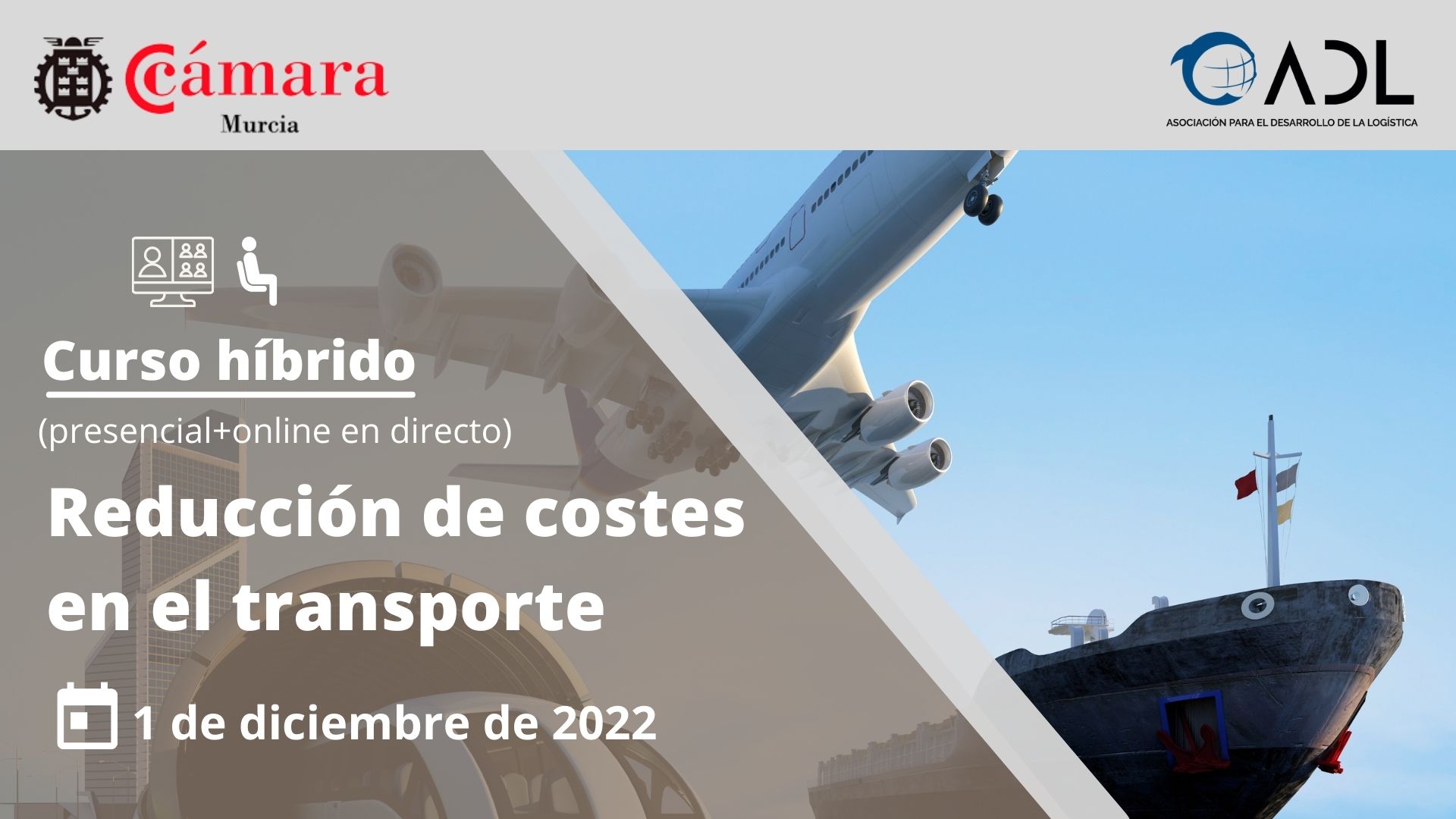 Curso reducción costes de transporte | Formación Ejecutiva | Cámara de Comercio de Murcia