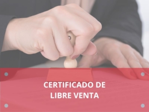 Certificado de Libre venta