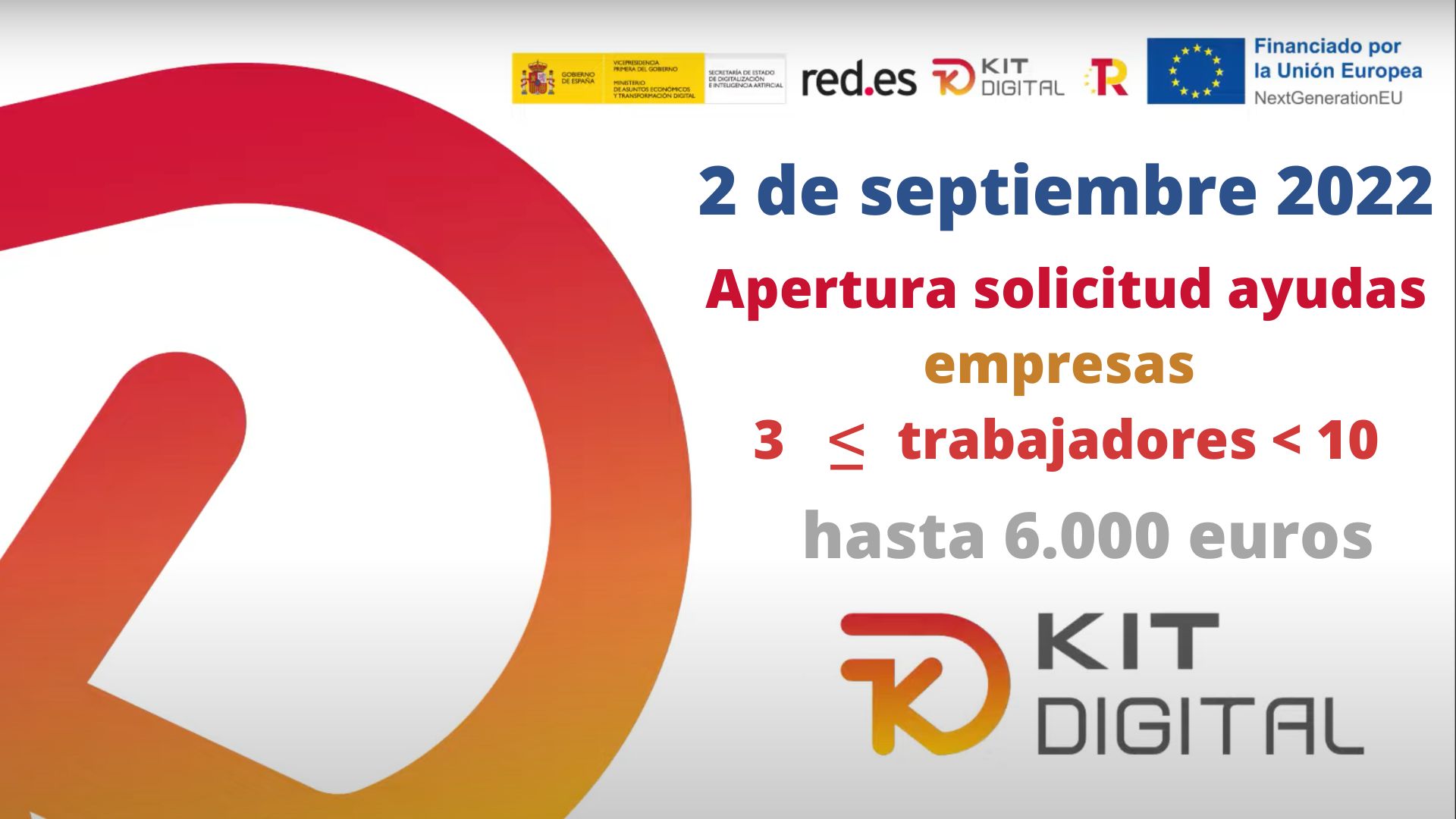 Programa de ayudas Kit Digital | Empresas de 3 a 10 trabajadores | Oficina Acelera Pyme | Cámara de Comercio de Murcia