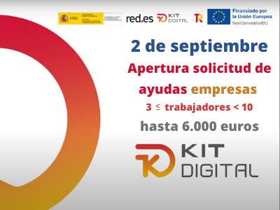 Convocatoria abierta | Programa de ayudas Kit Digital | Empresas entre 3 y menos de 10 trabajadores | Oficina Acelera Pyme | Cámara de Comercio de Murcia