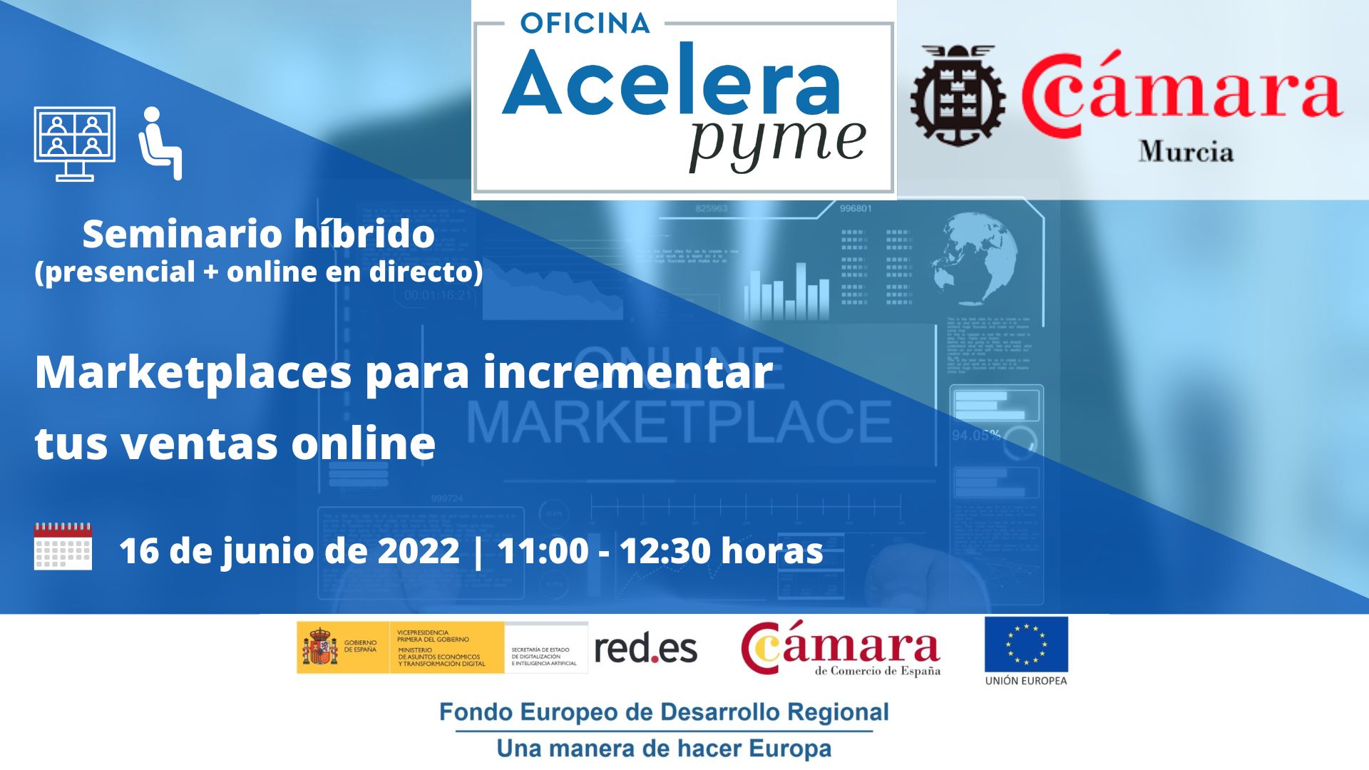 Seminario Marketplaces Cámara de Comercio Murcia Oficina Acelera Pyme