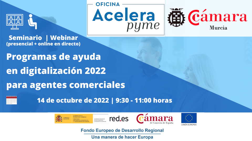 Oficina Acelera Pyme | Seminario + webinar | Programas de ayuda en digitalización para protésicos dentales