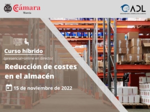 Curso | Reducción de costes de almacén | Cámara de Comercio de Murcia