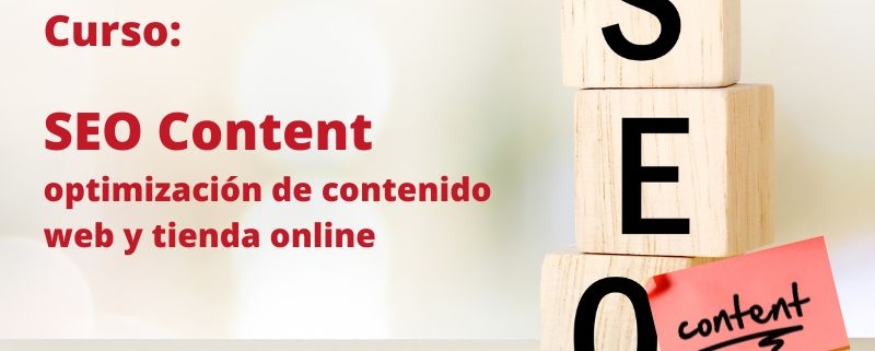 Curso | Seo content | optimización del posicionamiento SEO en web y tienda online | Cámara de Comercio de Murcia