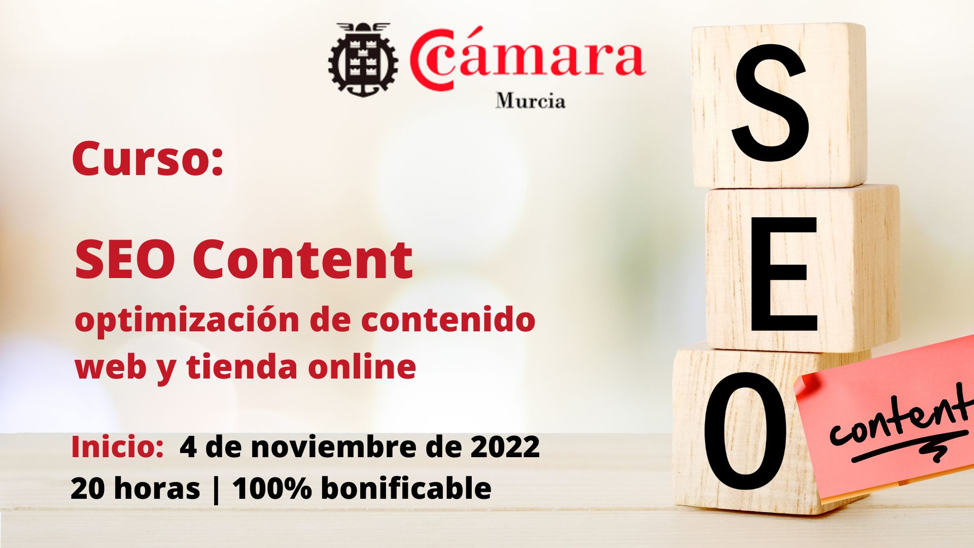 Curso | contenido SEO | SEO content