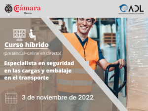 Curso | Especialista en seguridad y cargas en el embalaje | Cámara de Comercio de Murcia | ADL logística