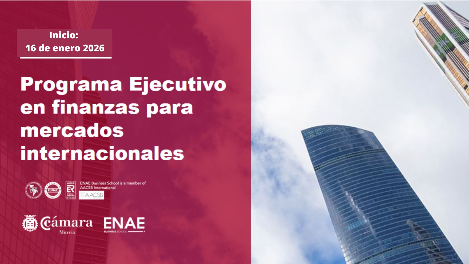 Programa Ejecutivo | Finanzas Internacional | Cámara de Comercio de Murcia | Formación Ejecutiva