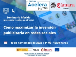 Seminario | Webinar | Cómo maximizar la inversión publicitaria en redes sociales