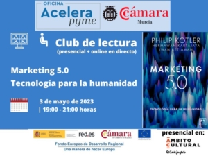 invitación a seminario | Club de lectura | Oficina Acelera Pyme | Tecnologia para la humanidad | Marketing 5.0