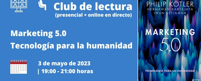 invitación a seminario | Club de lectura | Oficina Acelera Pyme | Tecnologia para la humanidad | Marketing 5.0