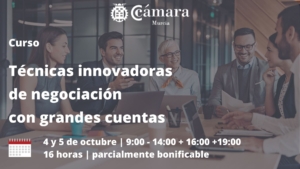 Técnicas innovadoras de negociación con grandes cuentas (occtubre)