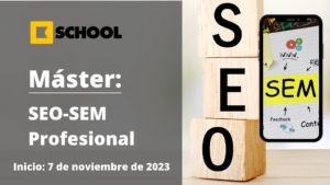 Máster SEO SEM profesional | online en directo | Cámara de Comercio de Murcia | KSchool