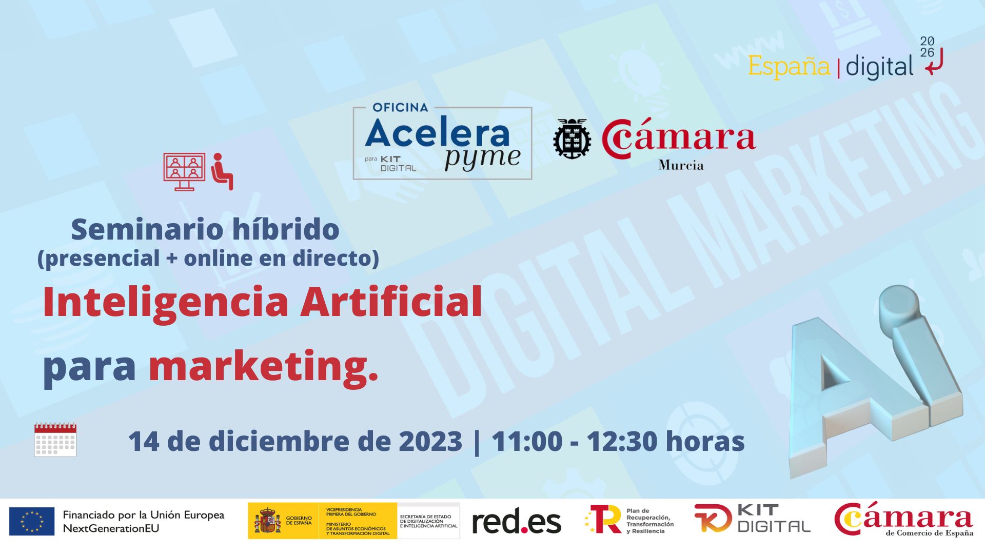 Oficina Acelera Pyme | Seminario | Inteligencia Artificial para marketing