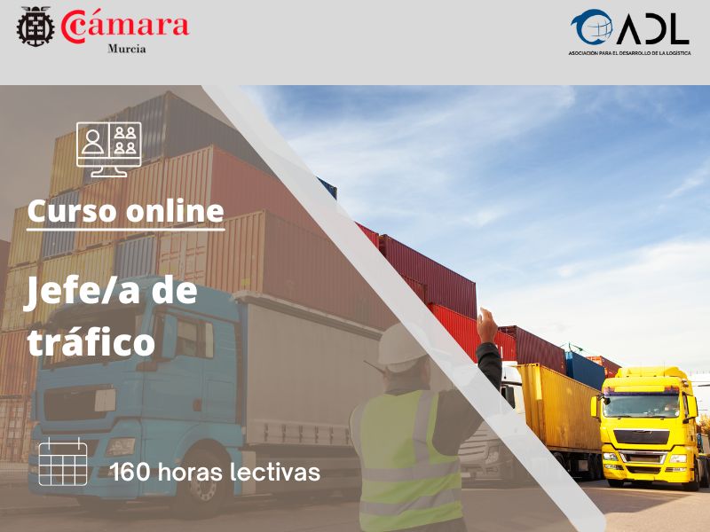 Curso online Jefe de tráfico | Cámara de Comercio de Murcia