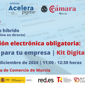 Seminario | Factura electrónica | Cámara de Comercio de Murcia | Oficina Acelera Pyme