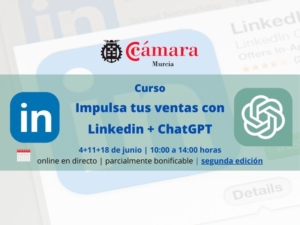 Impulsa tus ventas en Linkedin con ChatGPT | Cámara de Comercio de Murcia | Formación Ejecutiva