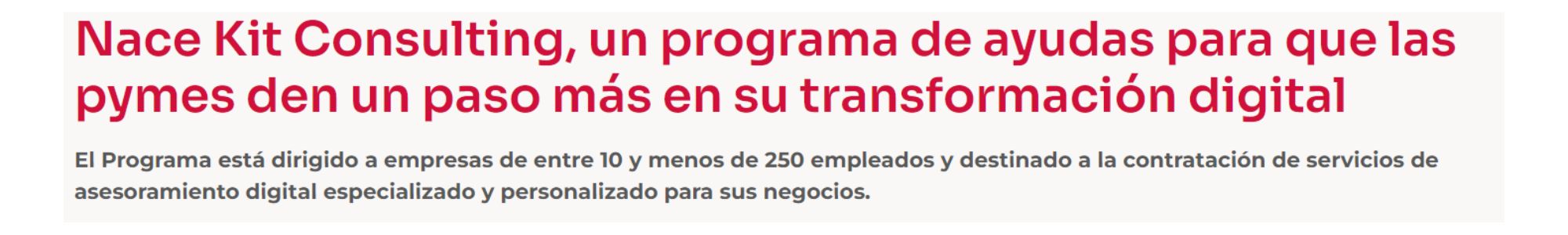 Kit Consulting | Programa de Ayudas | Subvenciones | Cámara de Comercio de Murcia | Oficina Acelera Pyme