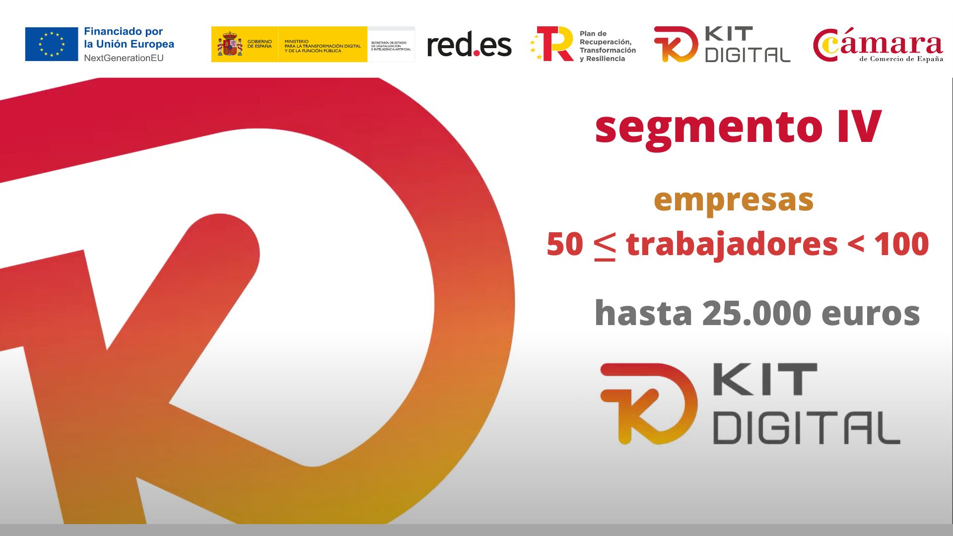 Kit Digital | Ayuda para empresas de entre 50 trabajadores y menos de 100 trabajadores | Oficina Acelera Pyme | Cámara de Comercio de Murcia