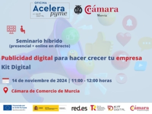 Oficina Acelera Pyme | Publicidad digital para hacer crecer tu empresa | Kt Digital | Cámara de Comerio de Murcia