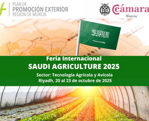 Participación en la feria Saudi Agriculture del 20 al 23 de octubre de 2025