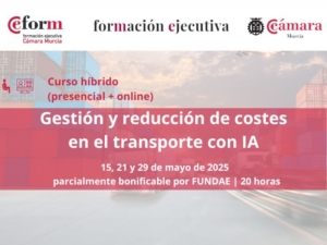 Curso Reducción Costes Transporte | Cámara de Comercio de Murcia