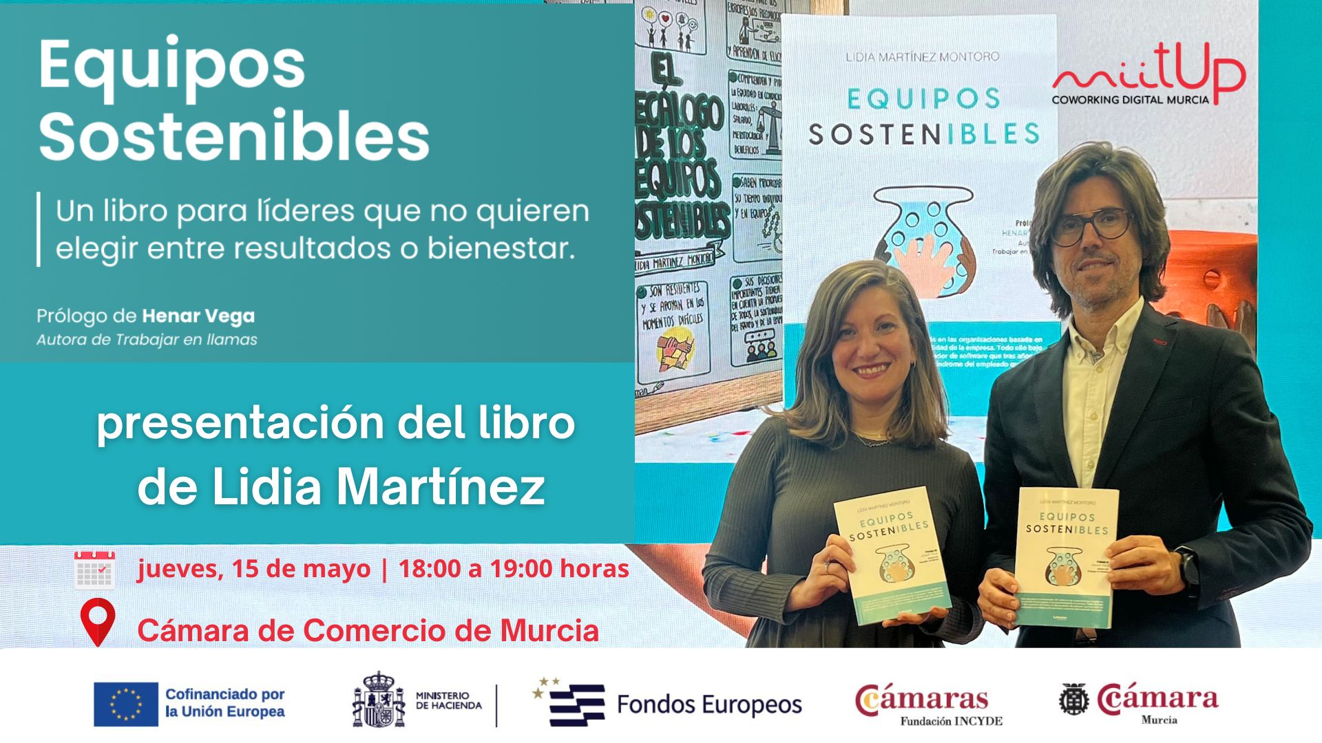 miitUp | Coworking Digital | Presentación del libro de Lídia Martínez | Equipos sostenibles