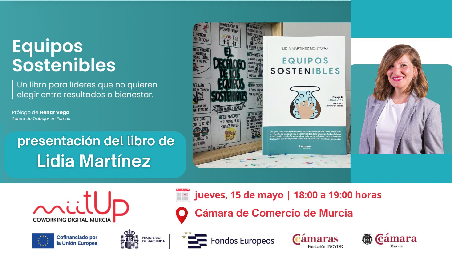 miitUp | Coworking Digital | Presentación del libro de Lídia Martínez | Equipos sostenibles