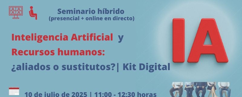 seminario + webinar | Inteligencia Artificial en Recursos Humanos | Oficina Acelera Pyme | Cámara de Comercio de Murcia