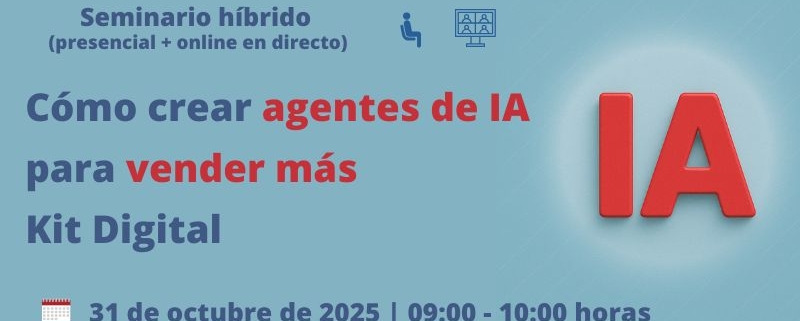 webinar | Cómo crear agentes de ventas con Inteligencia Artificial | Oficina Acelera Pyme | Cámara de Comercio de Murcia