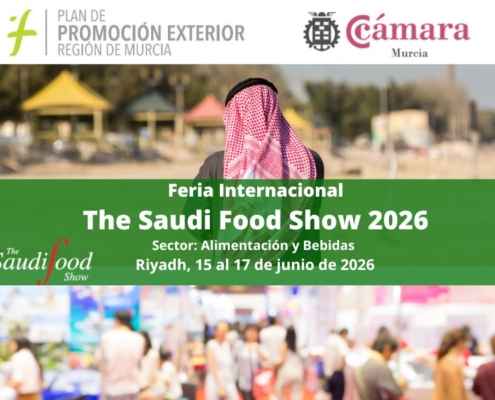 Participación feria The Saudi Food Show 2026. Cámara Murcia