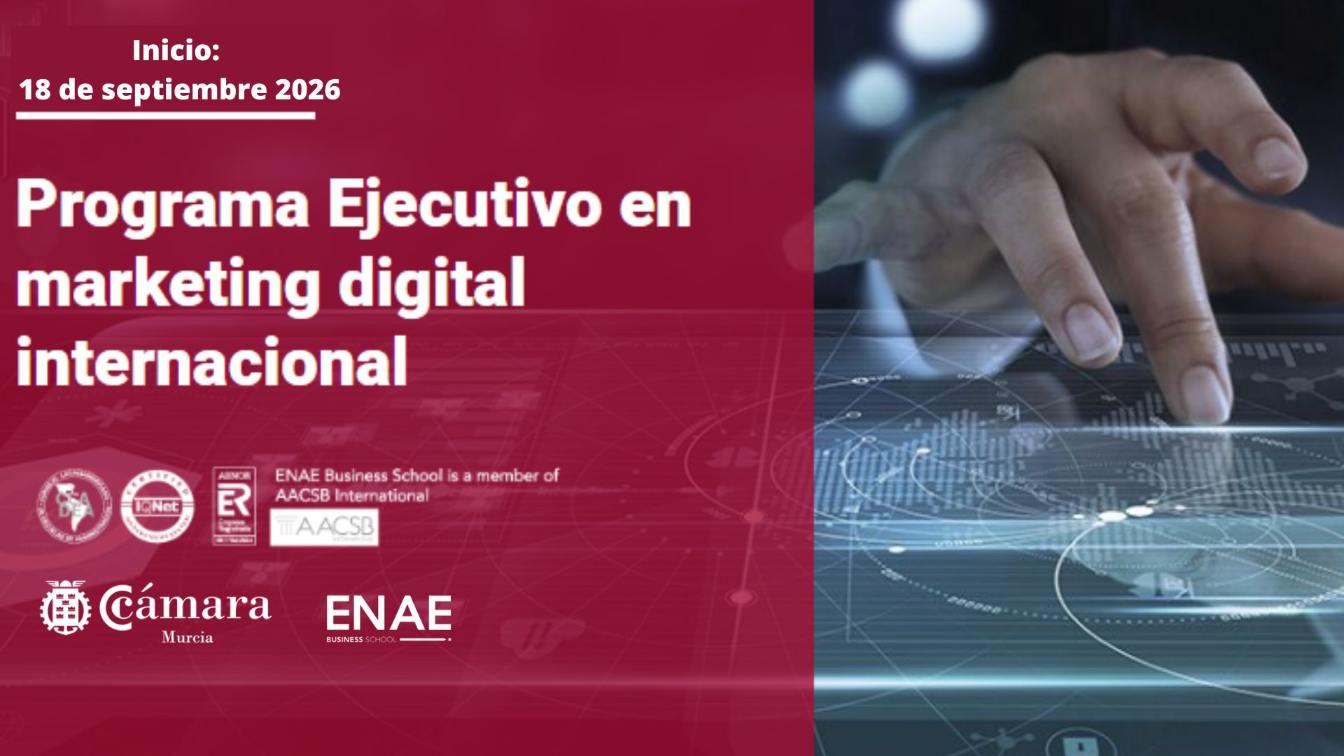 Programa Ejecutivo Marketing Digital Programa Ejecutivo | Marketing Digital Internacional |Cámara de Comercio de Murcia | Formación Ejecutiva