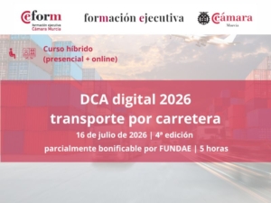 DCA Documento Control Administrativo | curso | online presencial | parcialmente bonificable | Formación Ejecutiva | Cámara de Comercio de Murcia